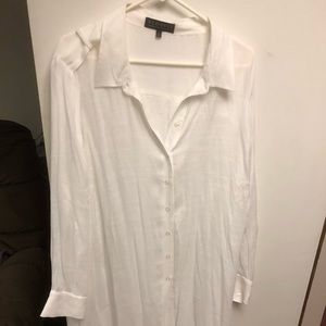 Sheer ankle length tunic